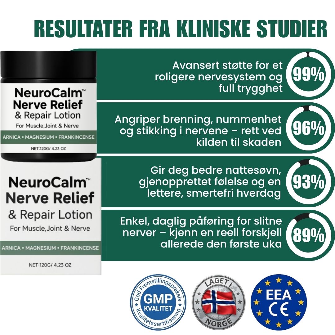 NeuroCalm ™ | Lindring og reparasjon av nervesmerter