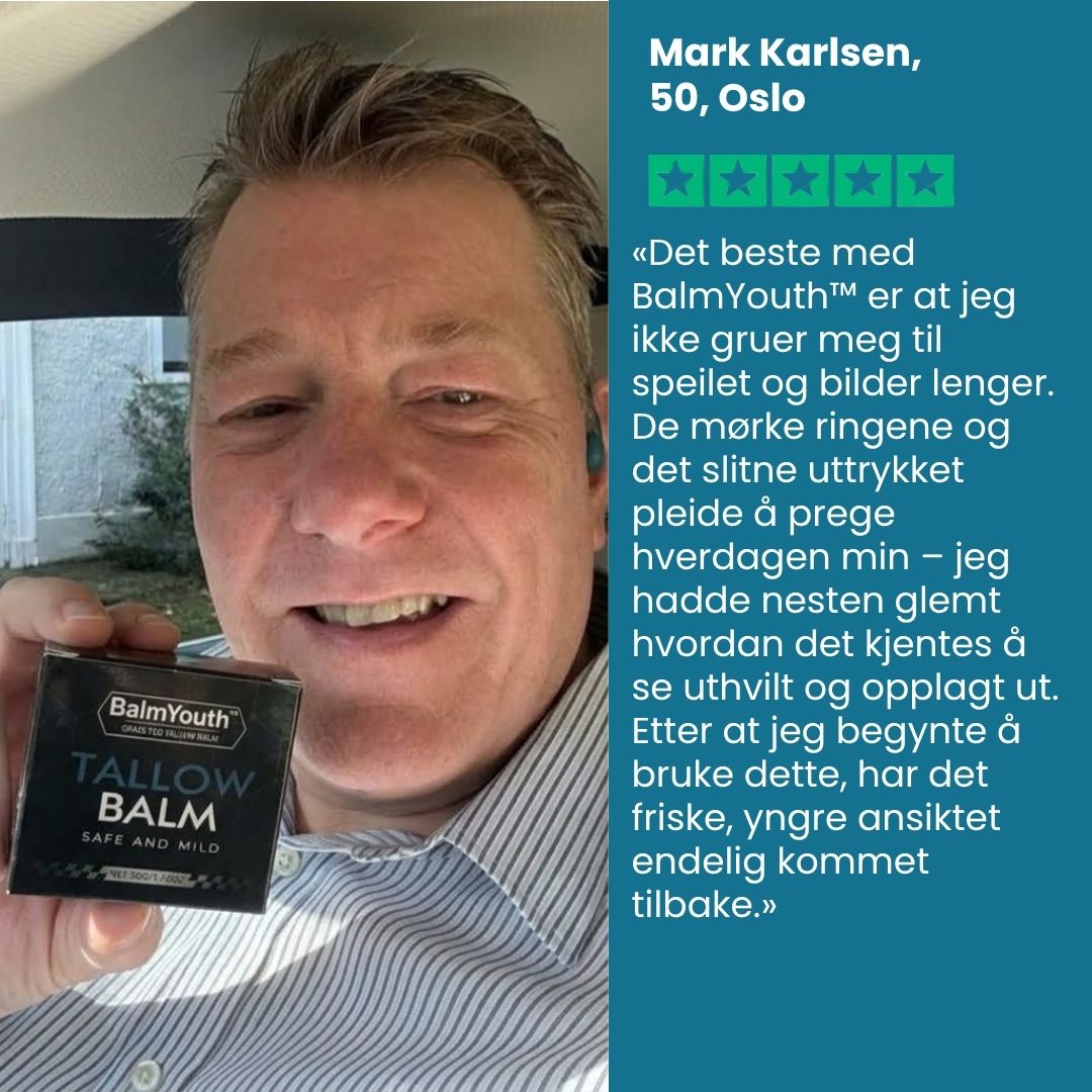 BalmYouth™ | Anti-age balsam med storfetalg for menn