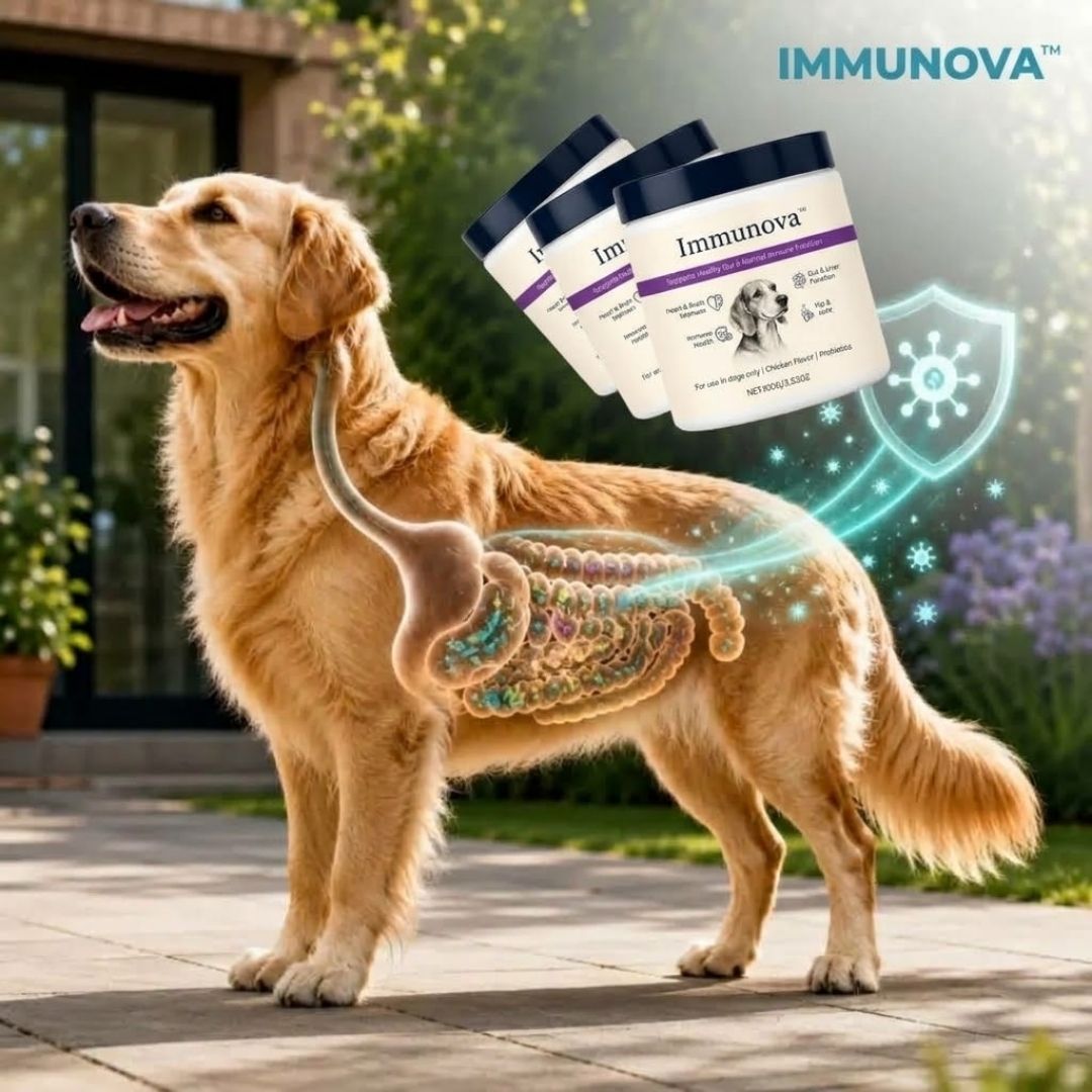 Immunova™ | Støtter en sunn tarm og normal fordøyelse hos hunder
