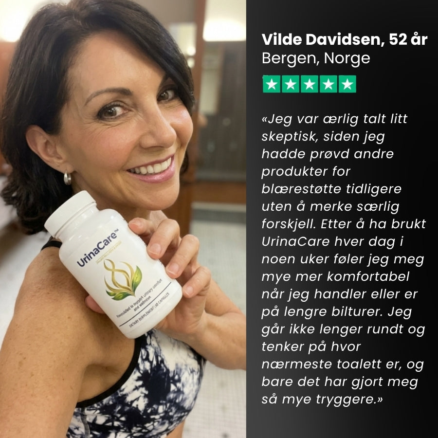 UrinaCare™ | Støtte for sunne urinveier