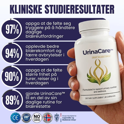 UrinaCare™ | Støtte for sunne urinveier