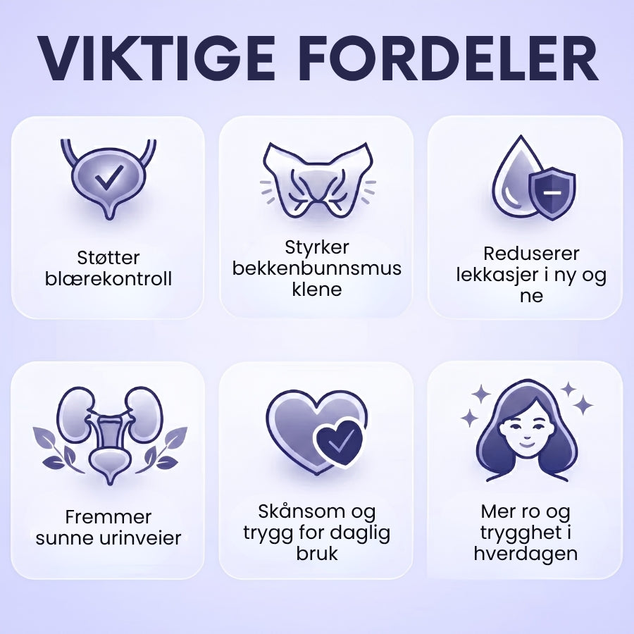 UrinaCare™ | Støtte for sunne urinveier