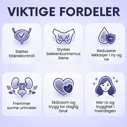 UrinaCare™ | Støtte for sunne urinveier