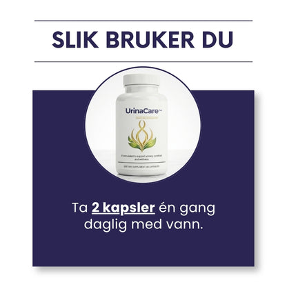 UrinaCare™ | Støtte for sunne urinveier