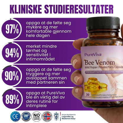 PureViva™ | Skånsomme kapsler for intim reparasjon