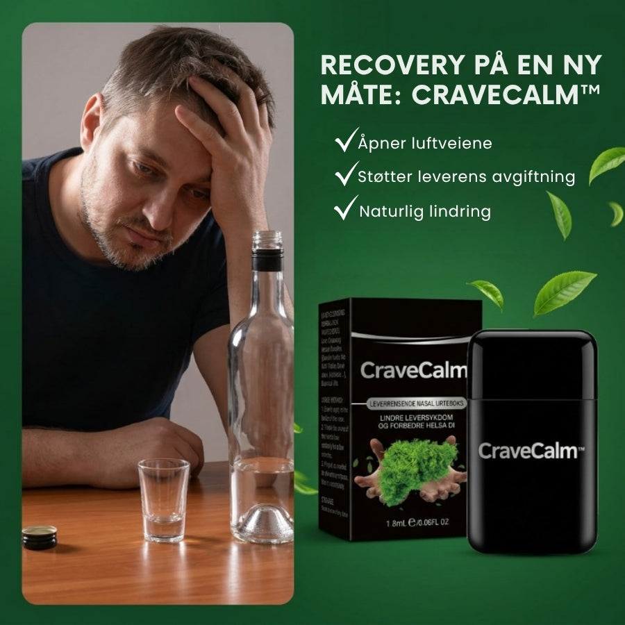 CraveCalm™ | Urtebasert neseinhalator for leverstøtte