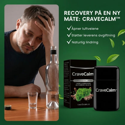 CraveCalm™ | Urtebasert neseinhalator for leverstøtte