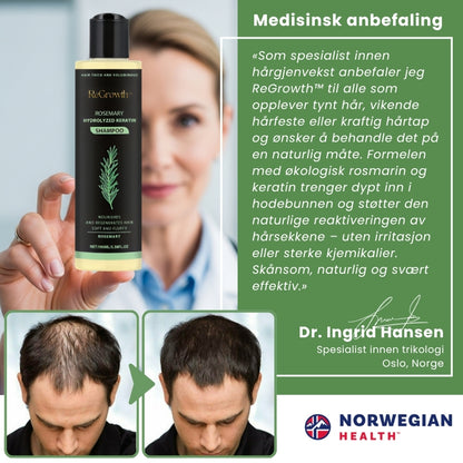 ReGrowth™ | Økologisk rosmarinsjampo for hårvekst