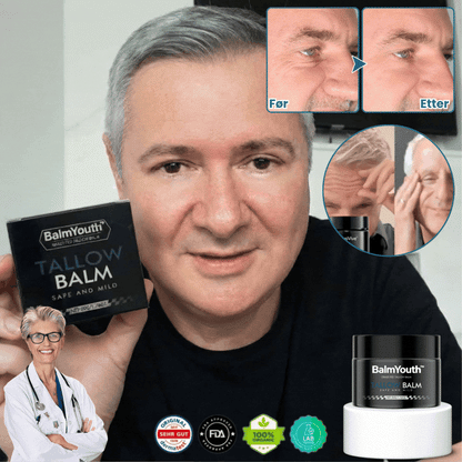 BalmYouth™ | Anti-age balsam med storfetalg for menn