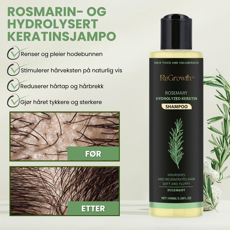 ReGrowth™ | Økologisk rosmarinsjampo for hårvekst
