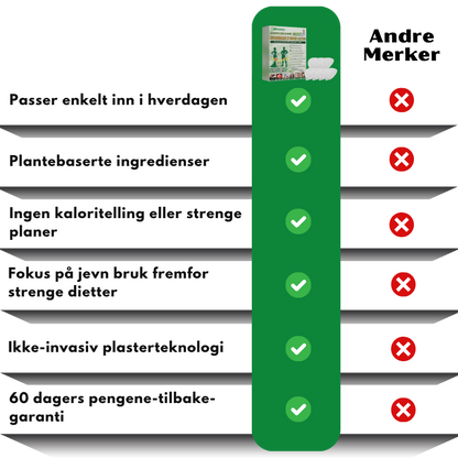 Slimora™ | Avansert mikronåleplaster for vektnedgang