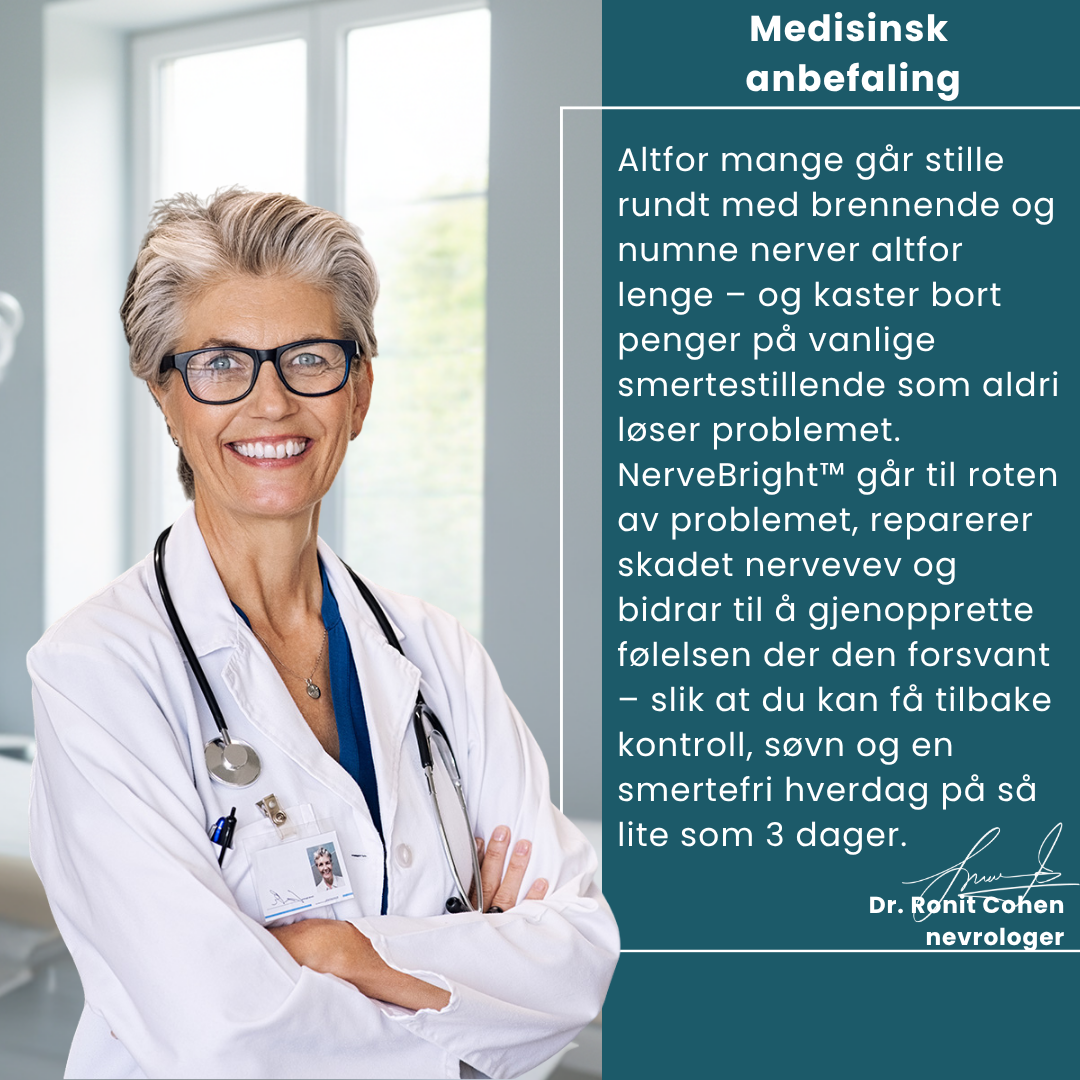 NerveBright™ | Daglig nervestøtte
