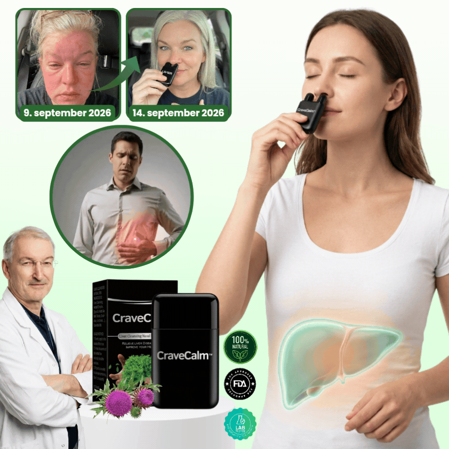 CraveCalm™ | Urtebasert neseinhalator for leverstøtte