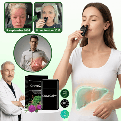 CraveCalm™ | Urtebasert neseinhalator for leverstøtte